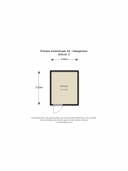 Plattegrond Prinses Irenestraat 24 HOOGEVEEN