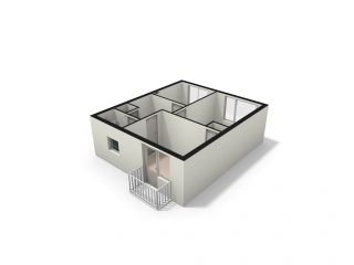 Plattegrond Prinses Irenestraat 24 HOOGEVEEN