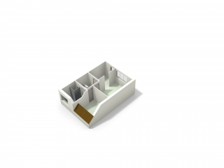 Plattegrond 1e Koestraat 6 LEEUWARDEN