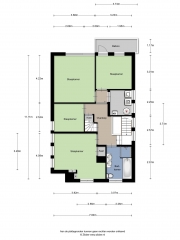 Plattegrond Stationsstraat 16 HOOGEVEEN