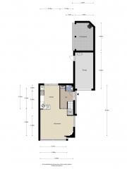 Plattegrond Schoklandstraat 32 HOOGEVEEN