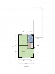 Plattegrond Schoklandstraat 32 HOOGEVEEN