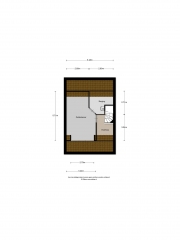 Plattegrond Schoklandstraat 32 HOOGEVEEN