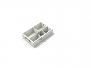 Plattegrond Schoklandstraat 32 HOOGEVEEN