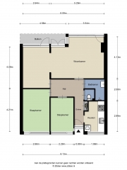 Plattegrond Juliana van Stolberglaan 31 EDE