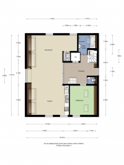 Plattegrond Jongemastraat 26 B BOLSWARD