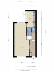 Plattegrond Duivenslagstraat 12 HOOGEVEEN