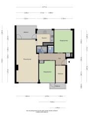 Plattegrond Kaarderstraat 8 EINDHOVEN