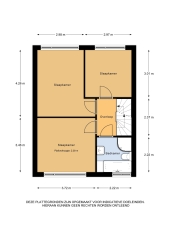 Plattegrond Kuyperstraat 22 NUNSPEET