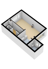 Plattegrond Kuyperstraat 22 NUNSPEET