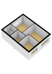 Plattegrond Kuyperstraat 22 NUNSPEET