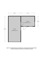 Plattegrond Kuyperstraat 22 NUNSPEET