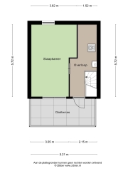 Plattegrond Berlageweg 19 GRONINGEN