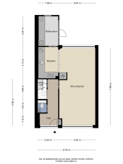 Plattegrond Duindoornstraat 16 GRONINGEN