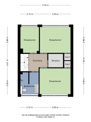 Plattegrond Duindoornstraat 16 GRONINGEN