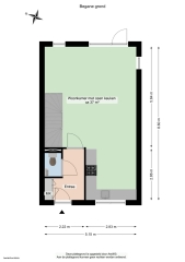 Plattegrond Joeswerd 121 GRONINGEN