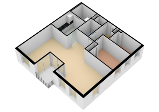 Plattegrond Het Haagje 89 23 HOOGEVEEN