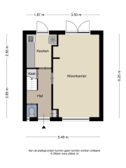 Plattegrond Abraham Steenhagenstraat 17 ALMELO