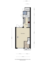 Plattegrond Zonneroosstraat 17 EINDHOVEN