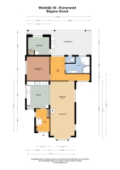 Plattegrond Wolddijk 39 RUINERWOLD