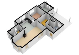 Plattegrond Wolddijk 39 RUINERWOLD