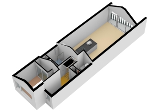 Plattegrond Schutstraat 29 HOOGEVEEN