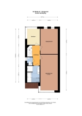 Plattegrond Winde 37 HOOGEVEEN