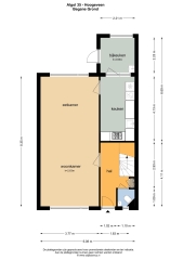 Plattegrond Algol 35 HOOGEVEEN