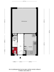 Plattegrond Jennerstraat 16 GRONINGEN