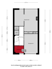 Plattegrond Jennerstraat 16 GRONINGEN