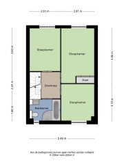 Plattegrond Christina Bakker-van Bossestraat 9 EINDHOVEN