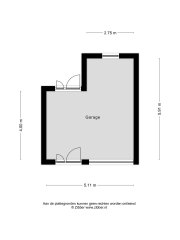 Plattegrond Christina Bakker-van Bossestraat 9 EINDHOVEN