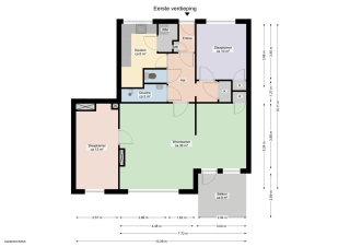 Plattegrond Verzetsstrijderslaan 188 GRONINGEN