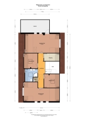 Plattegrond Wilgencamp 12 HOOGEVEEN