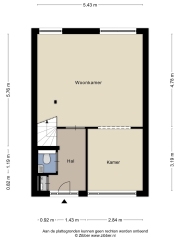 Plattegrond Raiffeisenstraat 17 ENSCHEDE