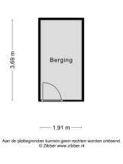 Plattegrond Moesstraat 169 GRONINGEN