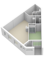 Plattegrond Moesstraat 169 GRONINGEN