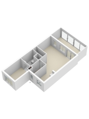 Plattegrond Rhonelaan 15 EINDHOVEN