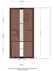 Plattegrond Rhonelaan 15 EINDHOVEN