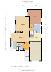 Plattegrond De Santbrincke 48 FLUITENBERG