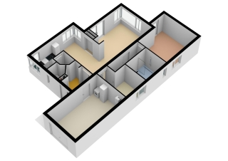 Plattegrond De Santbrincke 48 FLUITENBERG