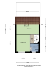 Plattegrond Goudenregenstraat 55 ALMELO