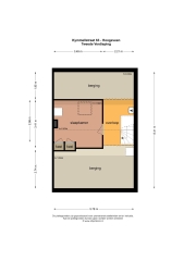 Plattegrond Kymmellstraat 63 HOOGEVEEN