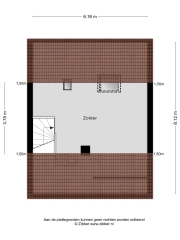 Plattegrond Kluisgat 30 GRONINGEN