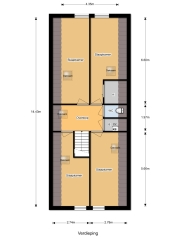 Plattegrond Nije Buorren 25 FERWERT