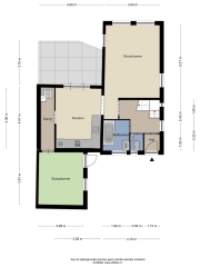 Plattegrond Gedempte Haven 43 HALLUM