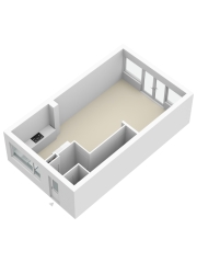 Plattegrond Hunzestraat 6 OOST-SOUBURG