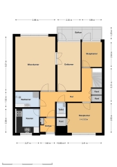 Plattegrond Zangvogelweg 281 AMERSFOORT