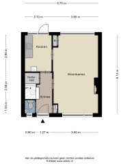 Plattegrond Henri Viottastraat 11 DIEREN