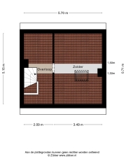 Plattegrond Henri Viottastraat 11 DIEREN